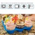 Silicone Muffin Pan 12-Cup Muffin PanNon-Stick Red Cupcake Baking Tray Mousse Cake Mold Muffin Pan (12 cake molds) - B076KHYPGM